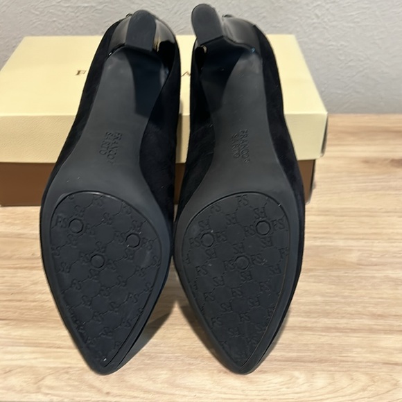 Franco Sarto Vella Black Suede Bootie - NIB, Sz 8 - Picture 4 of 4